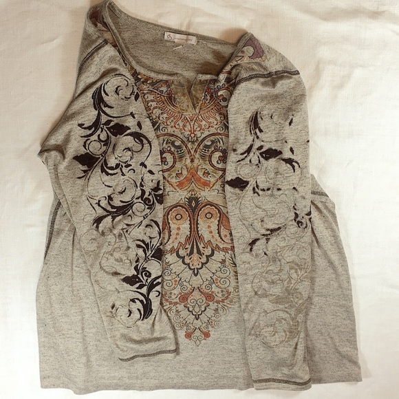 Dress Barn Tops - DB Established 1962 brown & orange tops size 2X Dress Barn Tops - DB Established 1962 brown & orange tops size 2X